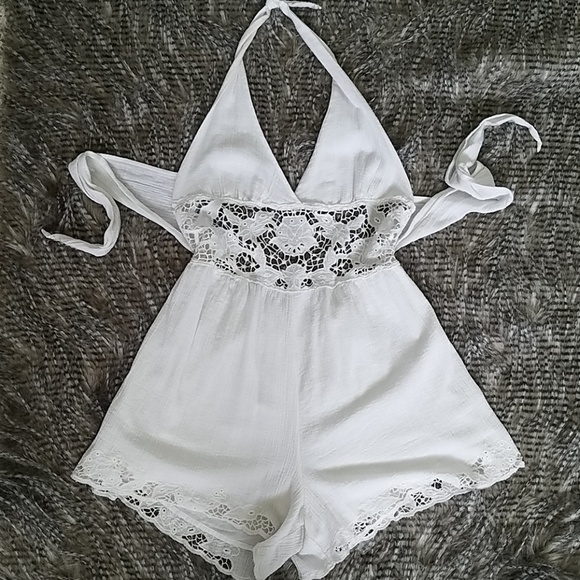 FREE PEOPLE white romper - Picture 2 of 3